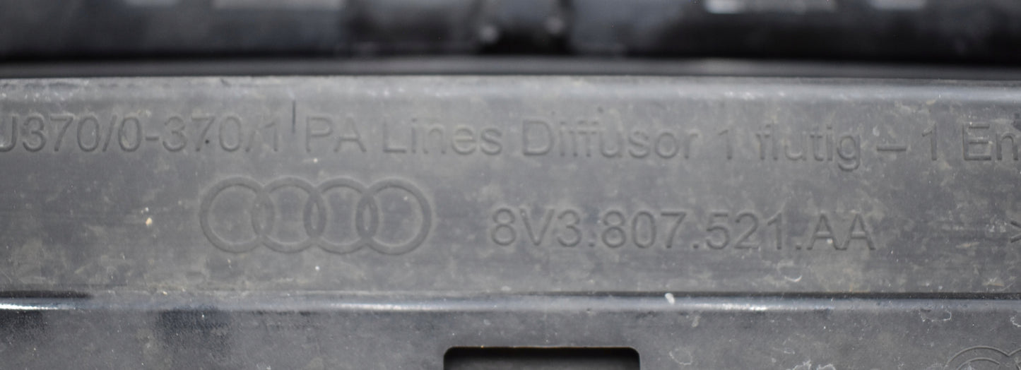 AUDI A3 8V3 LIFT REAR BUMPER ORG + COMPLETE DIFFUSER