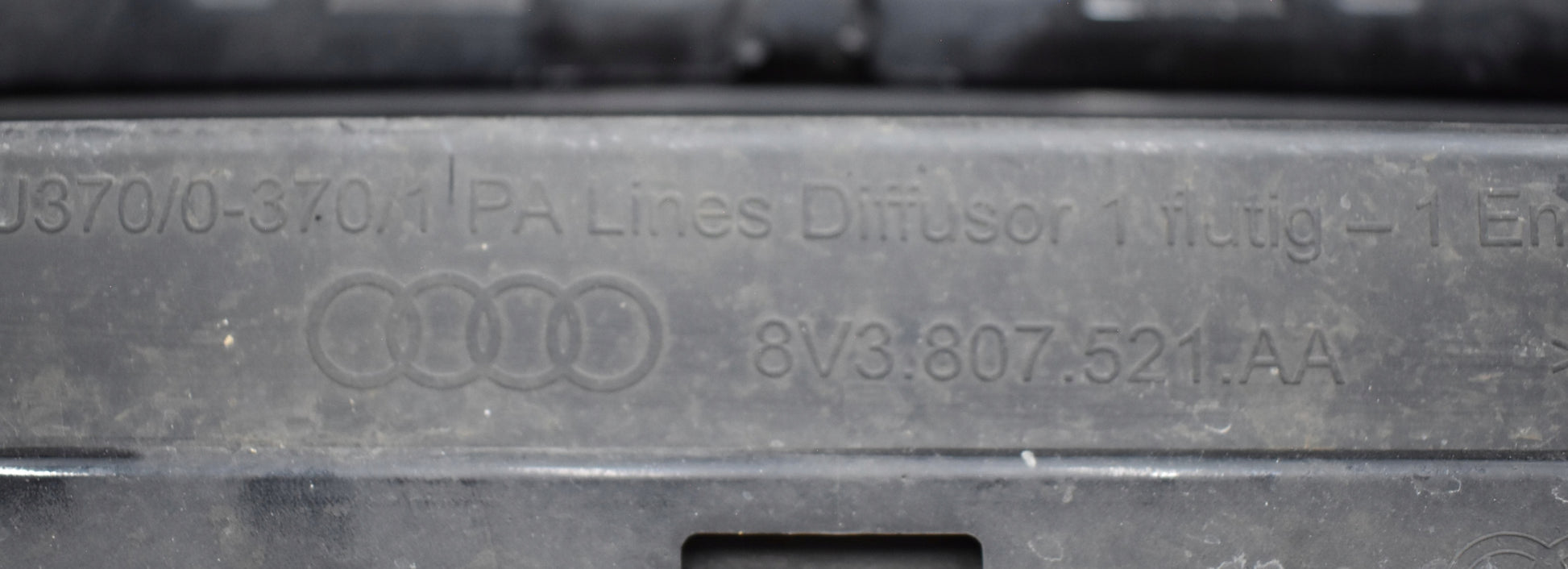 AUDI A3 8V3 LIFT REAR BUMPER ORG + COMPLETE DIFFUSER