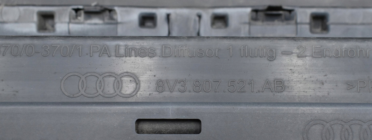 AUDI A3 8V3 LIFT REAR BUMPER ORG + DIFFUSER