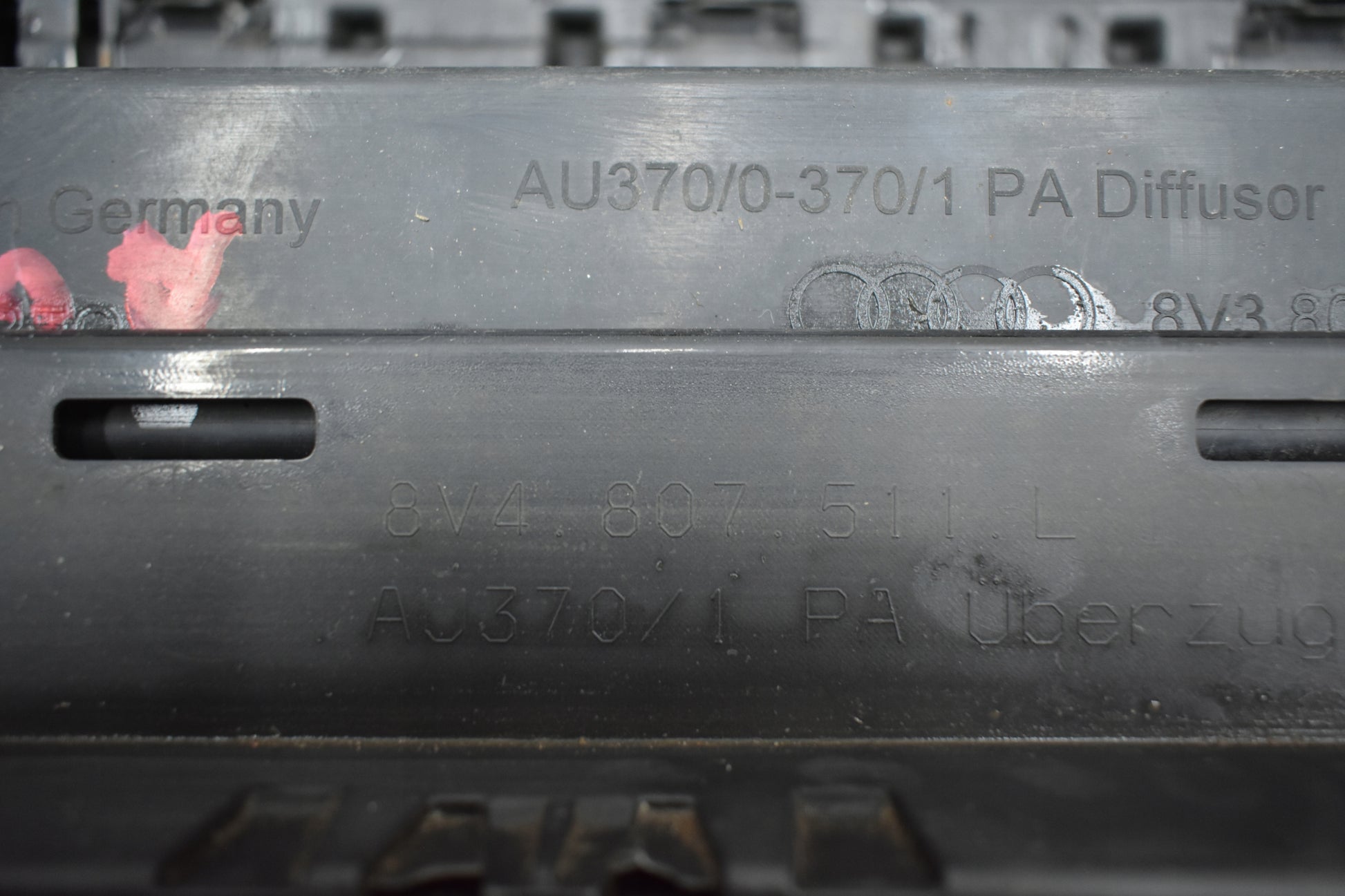 AUDI A3 8V4 LIFT REAR BUMPER SPORTBACK ORG + BOTTOM