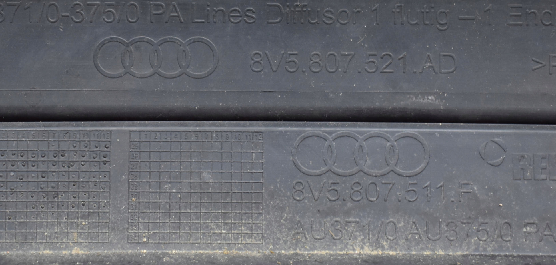 AUDI A3 8V5 LIFT REAR BUMPER ORIGINAL SEDAN + DIFFUSER