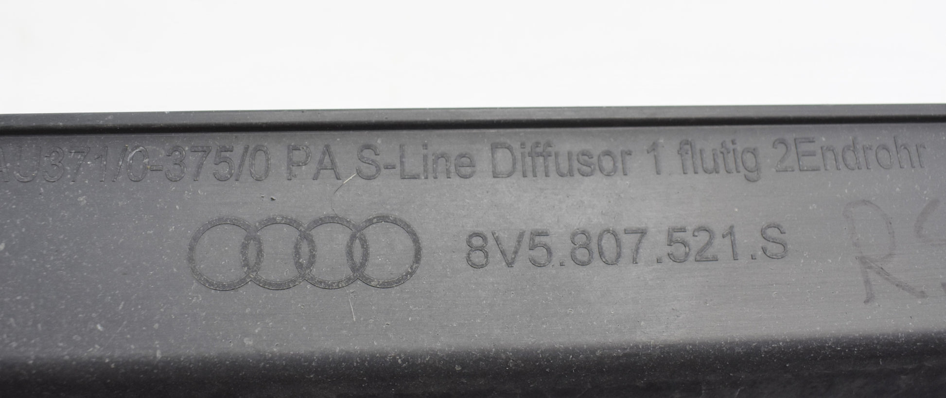 AUDI A3 8V5 S LINE BUMPER DIFFUSER SPOILER SEDAN