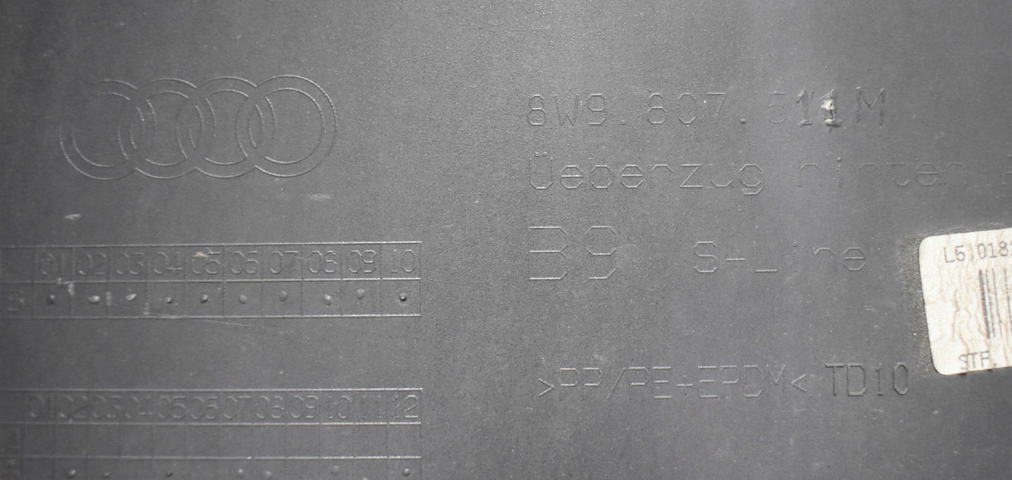 AUDI A4 B9 8W S LINE REAR BUMPER ORG COMBI