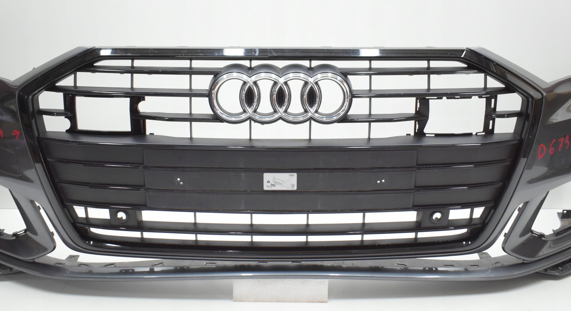AUDI A6 C8 4K S LINE FRONT BUMPER + GRILLE