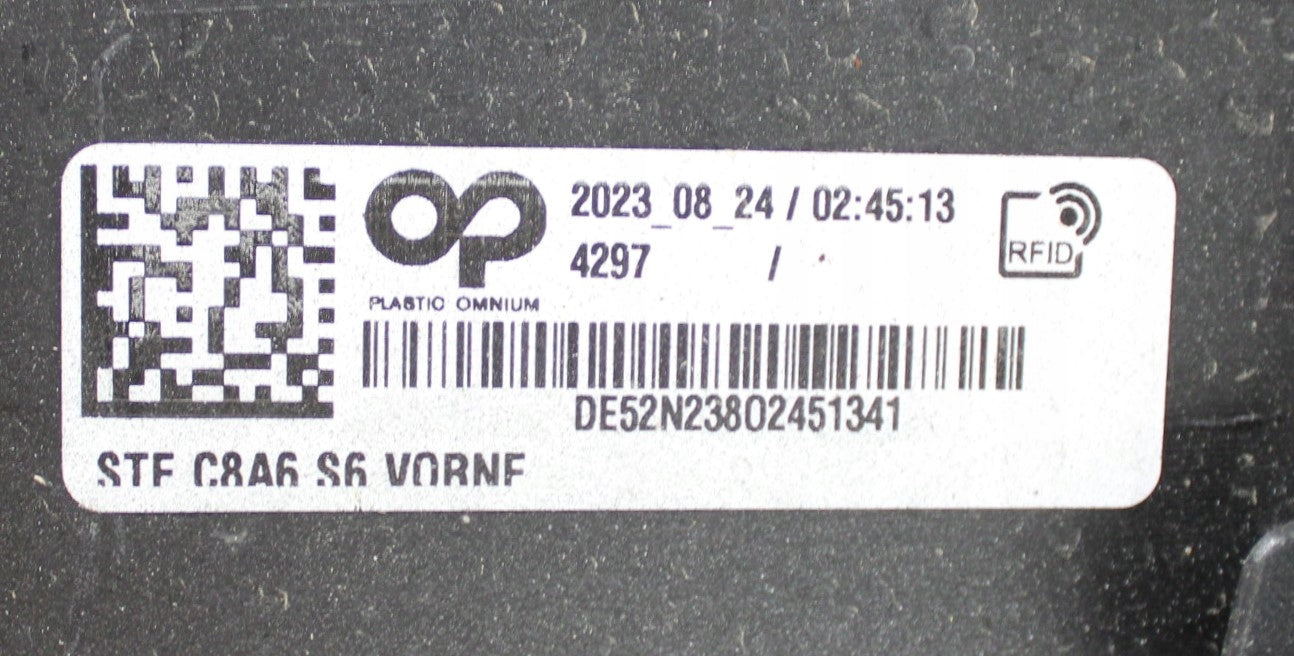 AUDI A6 C8 4K S LINE Original Front Bumper