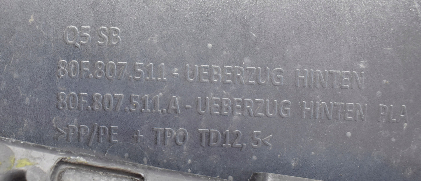 AUDI Q5 II LIFT 80F REAR BUMPER SPORTBACK