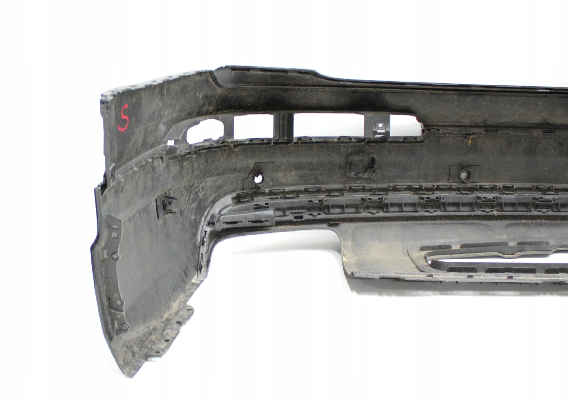 AUDI Q7 II 4M0 S LINE REAR BUMPER ORIGINAL + BOTTOM