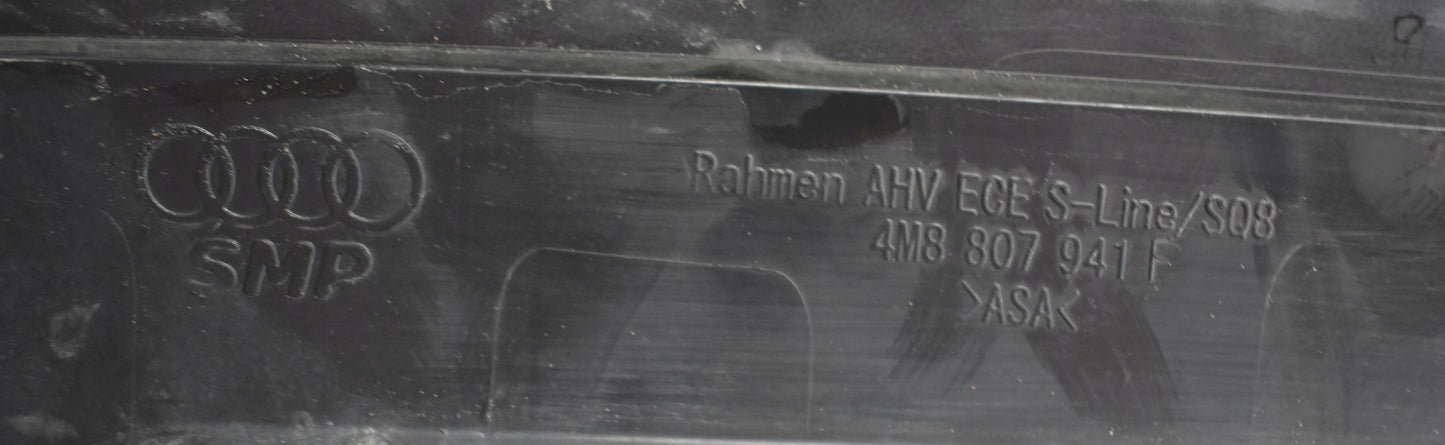 AUDI Q8 SQ8 4M8 S LINE REAR BUMPER SPOILER VALANCE ORG 4M8807941