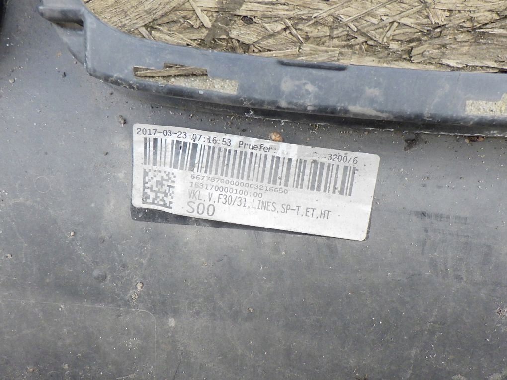 BMW 3 F30 F31 FRONT BUMPER WITHOUT HOLES