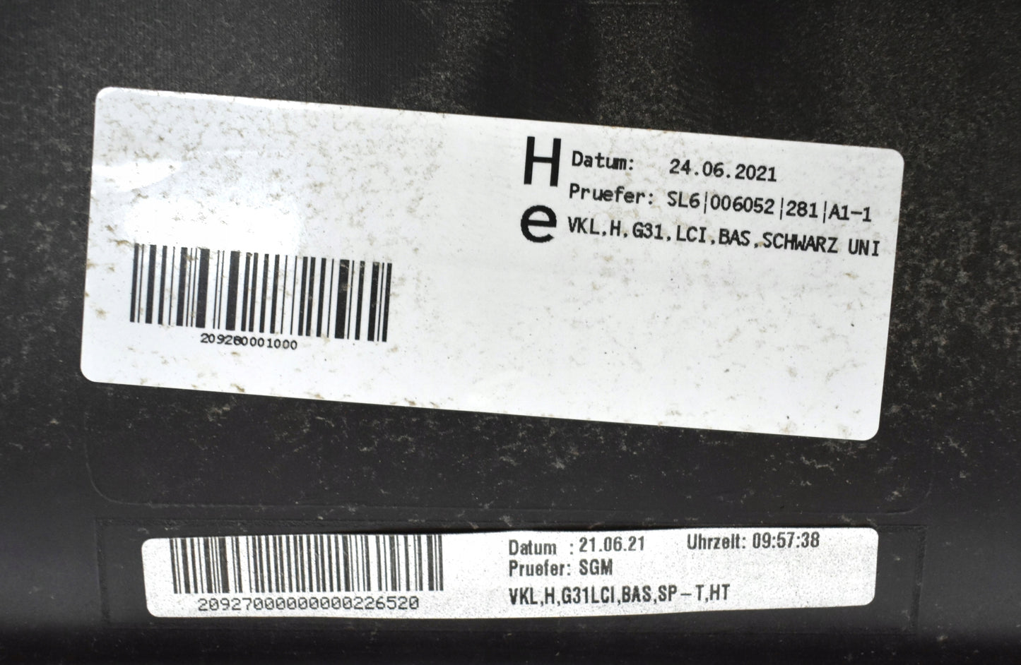 BMW 5 G31 LIFT LCI Rear Bumper Original Wagon