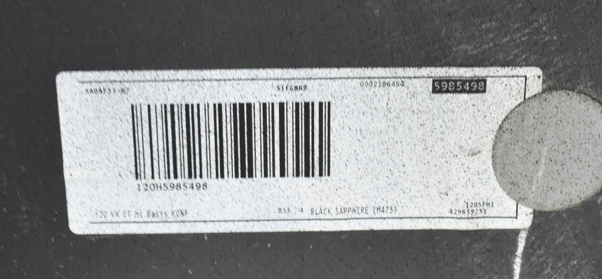 BMW IX I20 REAR BUMPER ORG + BOTTOM