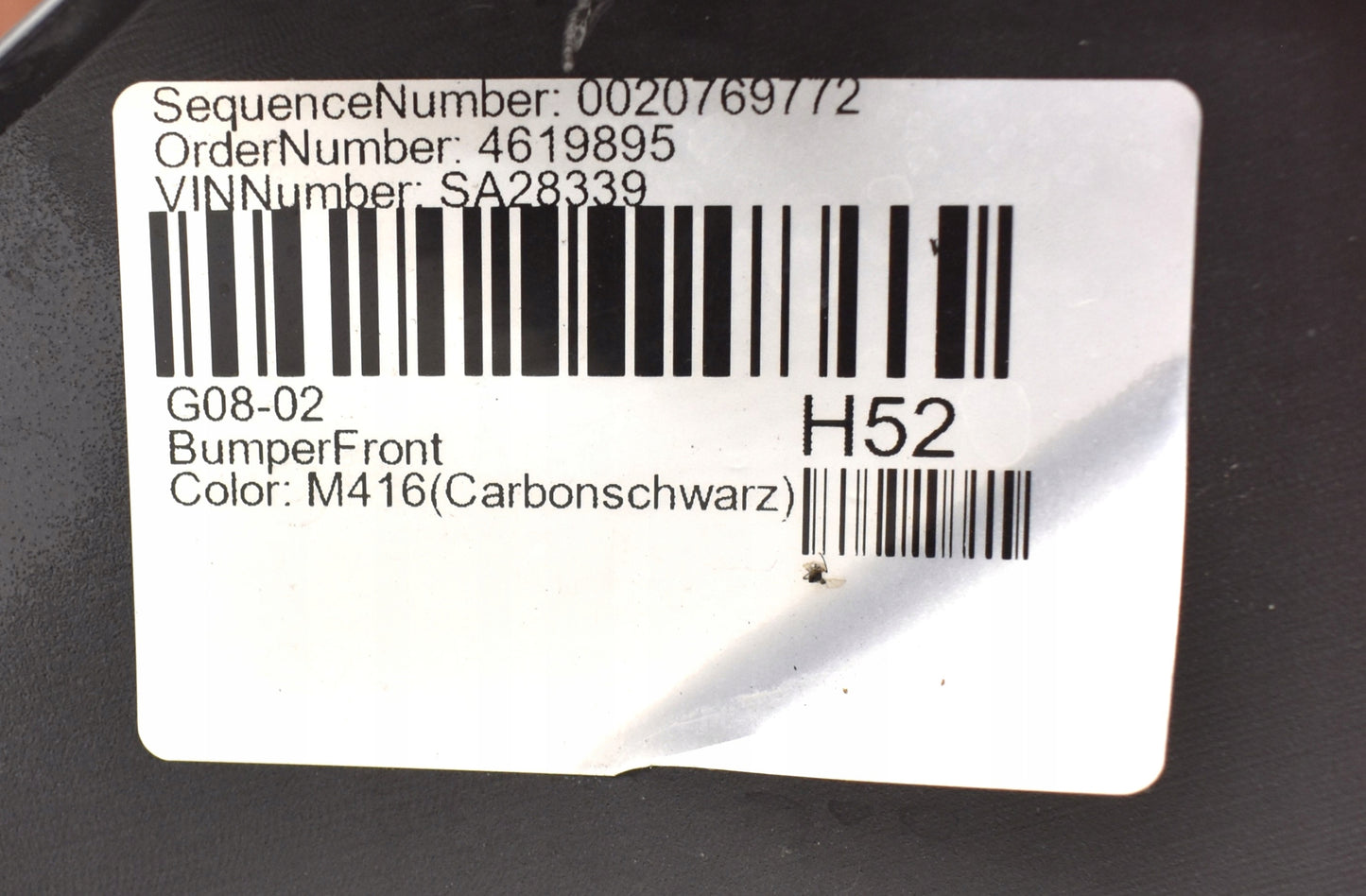 BMW IX3 G08 LIFT LCI M PACKAGE FRONT BUMPER ORG + GRILLES