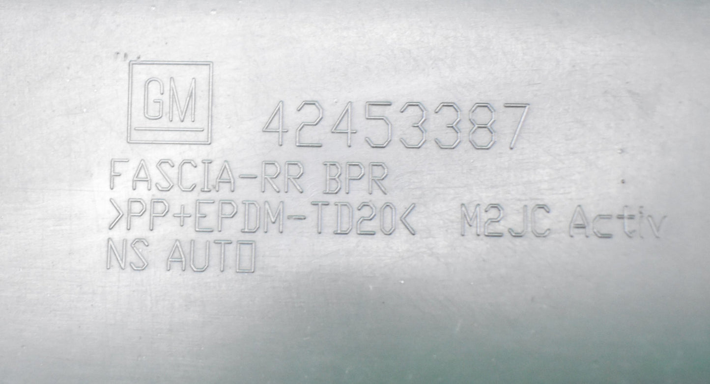 CHEVROLET SPARK REAR BUMPER ORG!