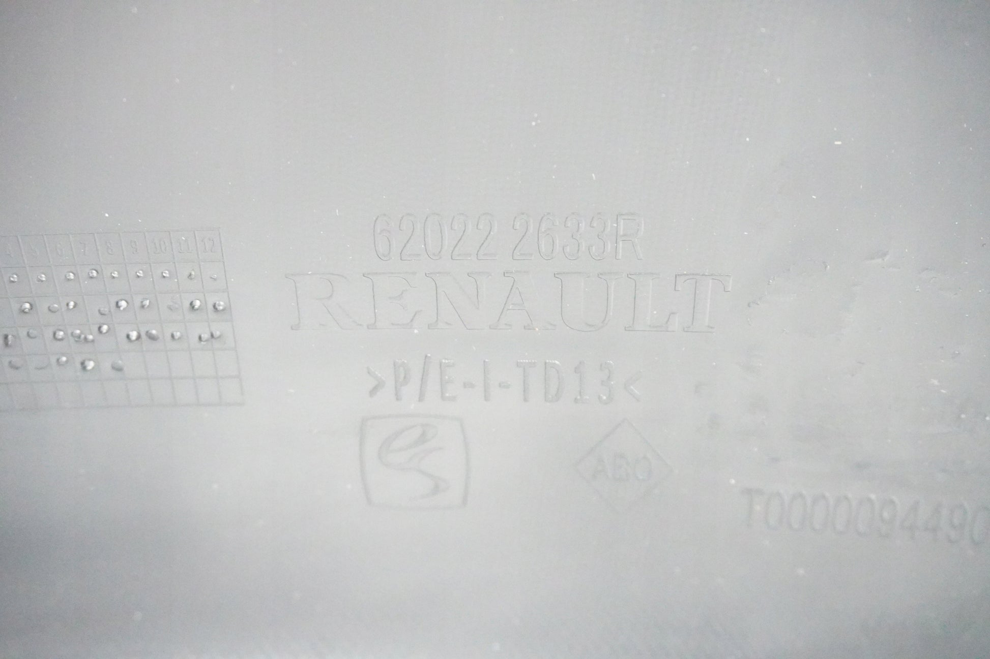 DACIA DOKKER LIFT 16-21 NEW FRONT BUMPER FRONT BEAM GRILLE ORIGINAL