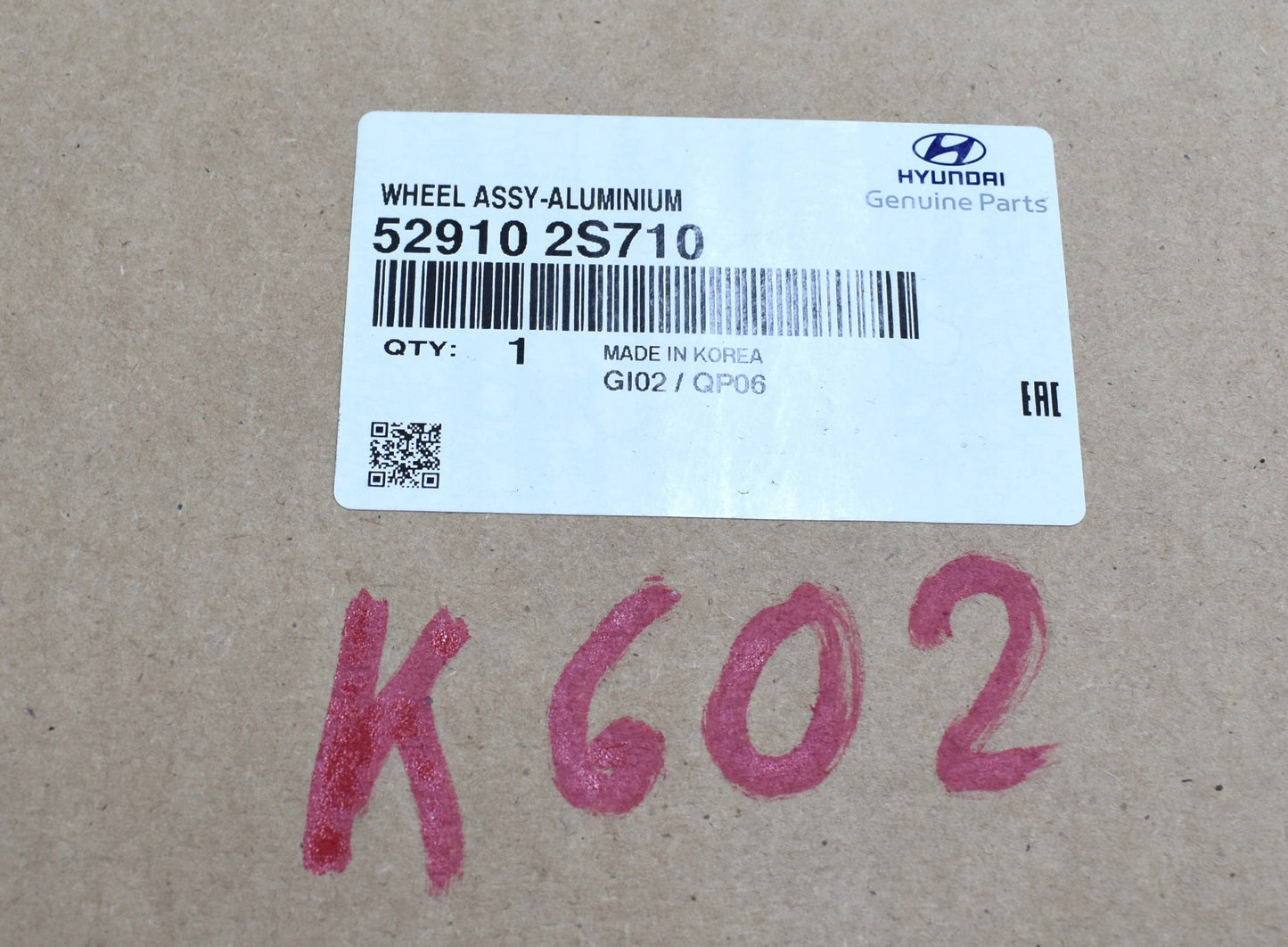 18" HYUNDAI IX35 TUCSON 18"x6,5" 5x114,3 ET51 ORG NEW