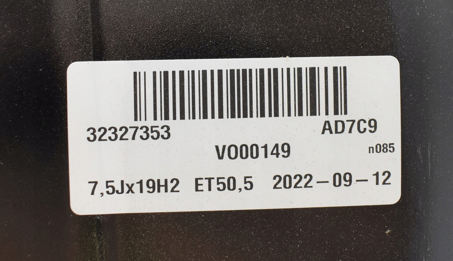 19" WHEEL FOR VOLVO XC60 II 7.5Jx19 NEW ORG! ET50