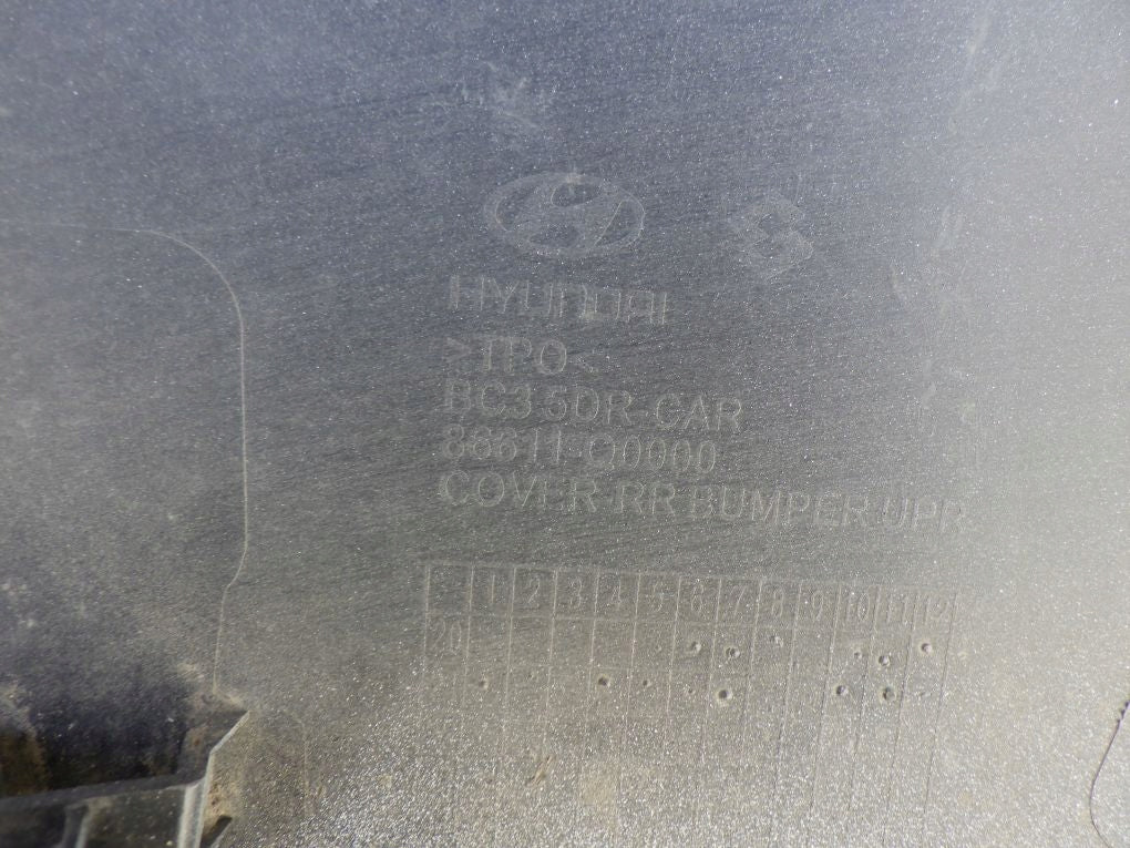 HYUNDAI I20 I 20 3 III 20- REAR BUMPER WITHOUT PDC