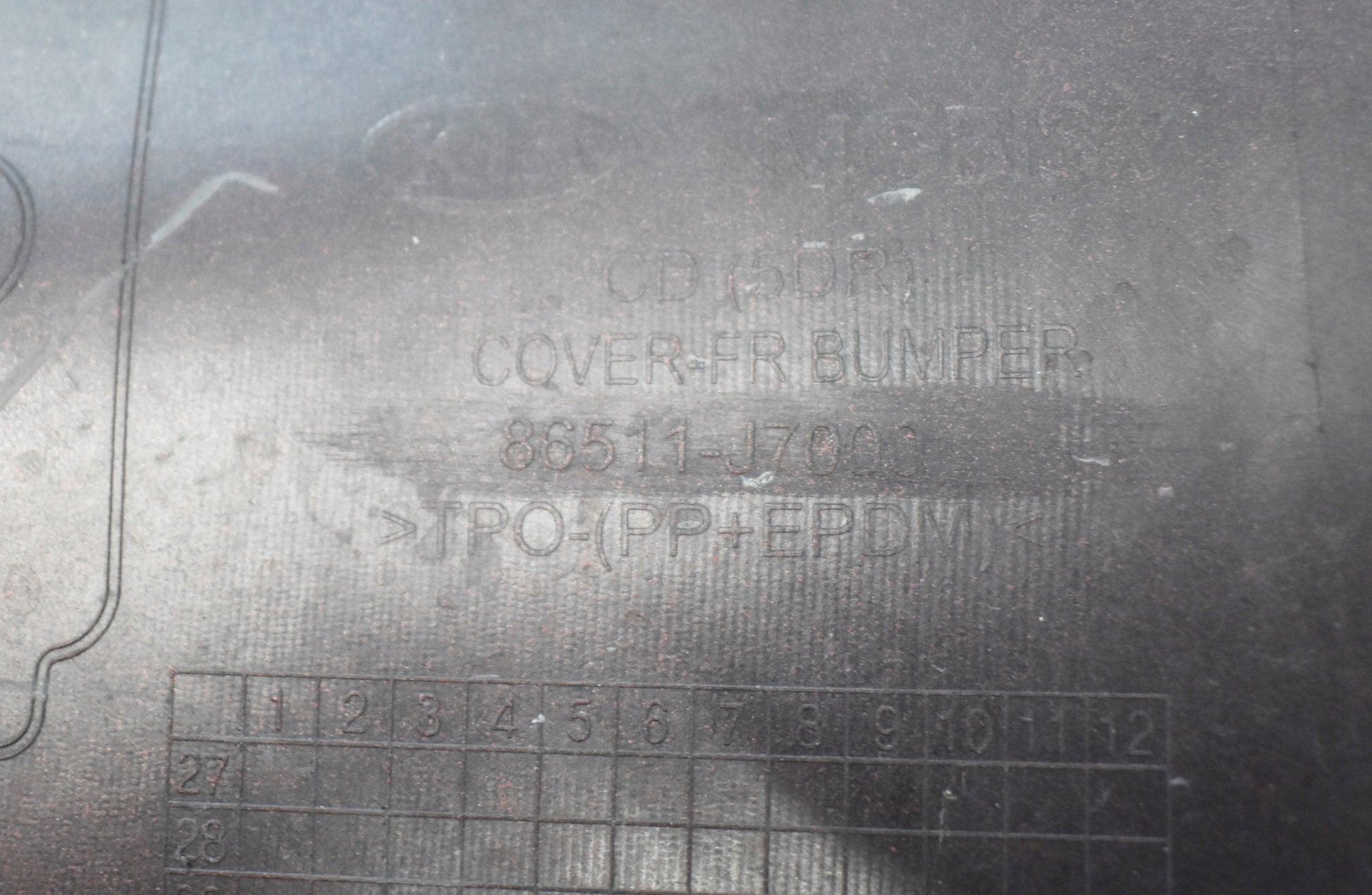 KIA CEED III FRONT BUMPER ORG 18+