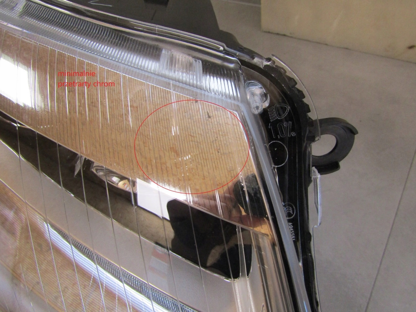 AUDI RS6 C6 XENON HEADLIGHT NON-SWIVEL 08-11 RH RIGHT