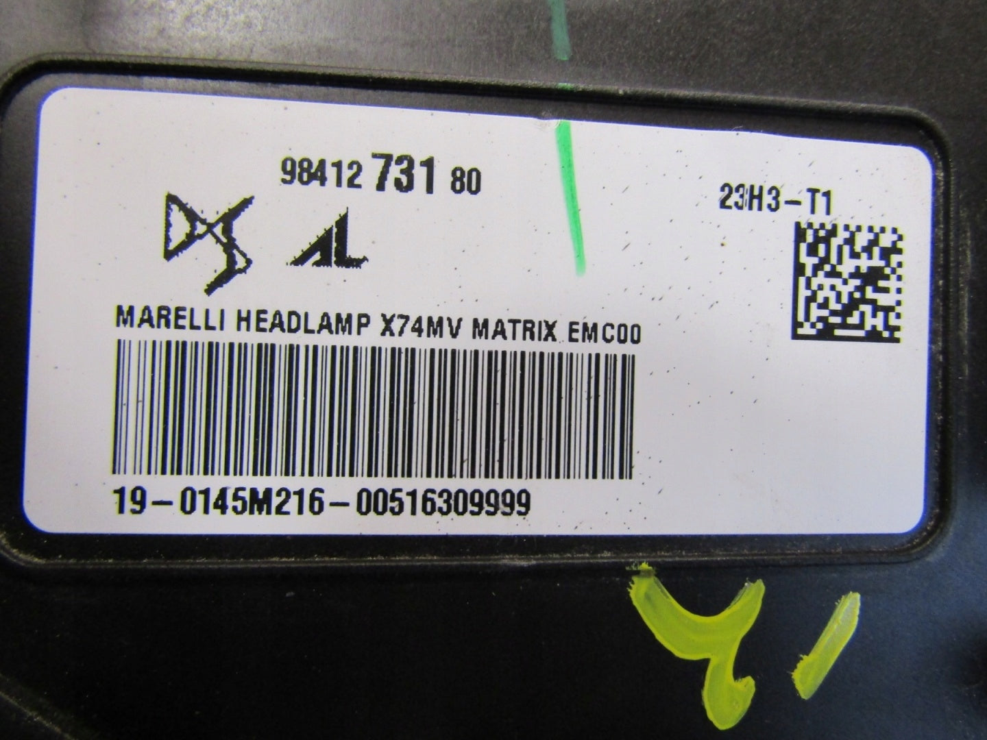 HEADLIGHT CITROEN DS7 full led LIFT LH LEFT 21- 9841273180