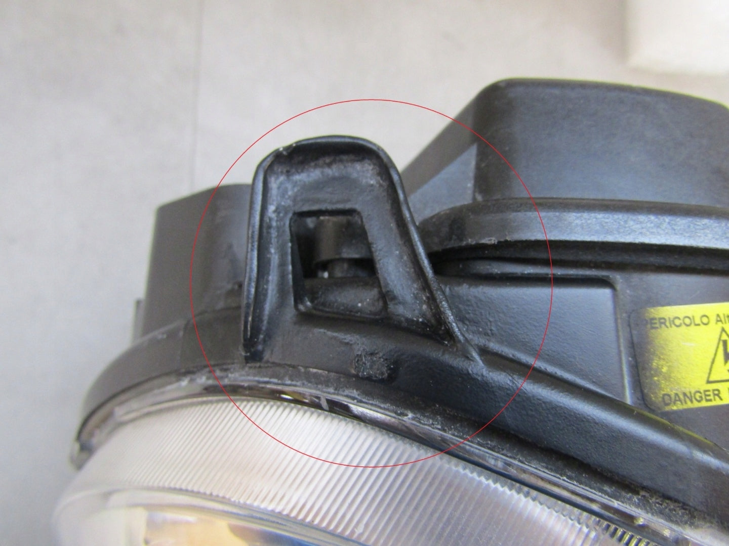 HEADLIGHT FIAT 500 XENON RH RIGHT 07-15