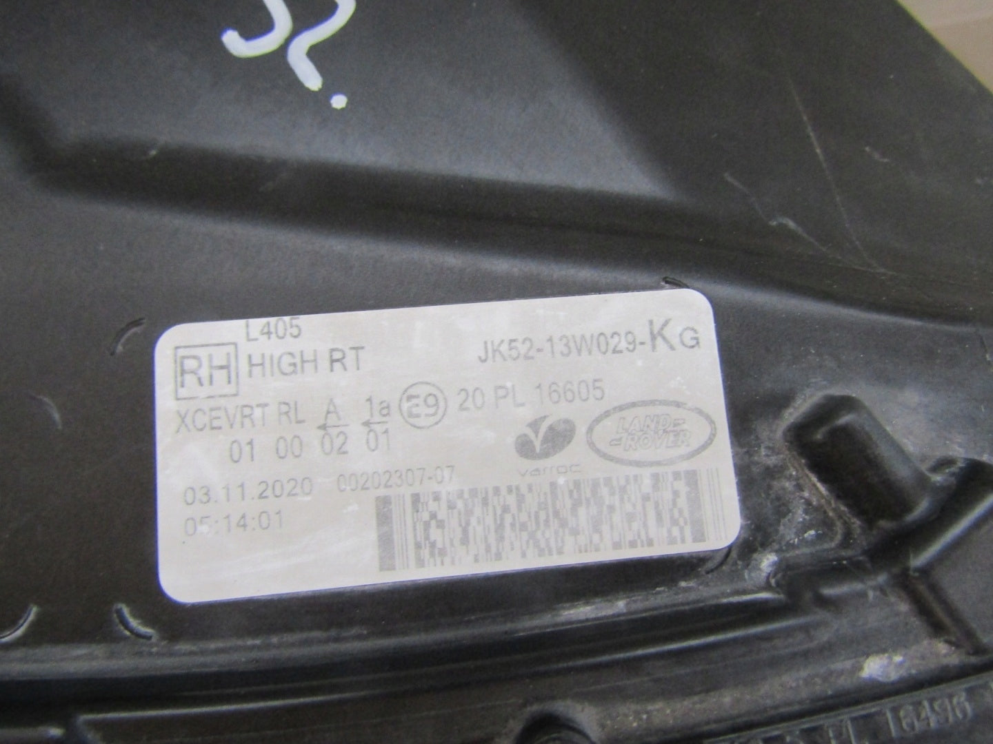 LAND ROVER RANGE ROVER VOGUE 17-21 LIFT FULL LED HEADLIGHT RH JK52-13W029