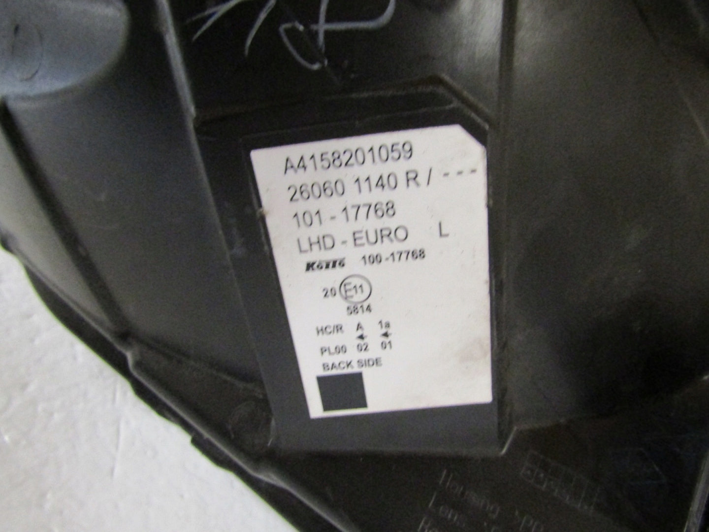 MERCEDES CITAN W415 HEADLIGHT LH STANDARD 12- A4158201059