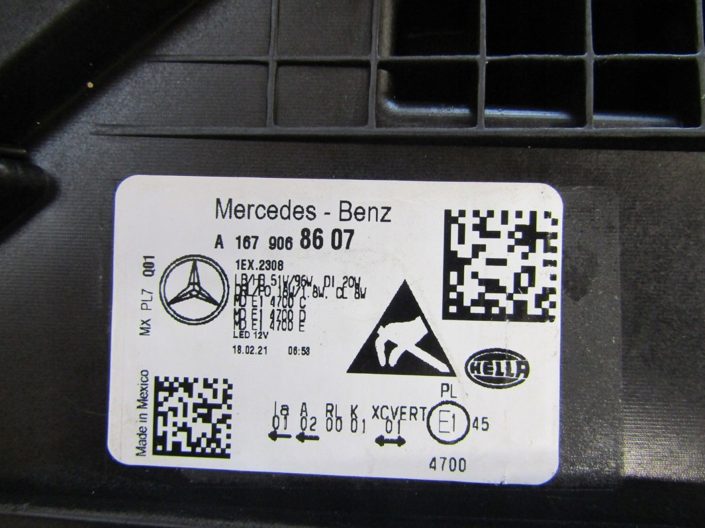 MERCEDES GLE 167 FULL LED MULTIBEAM HEADLIGHT 19-23 RH RIGHT A1679068607