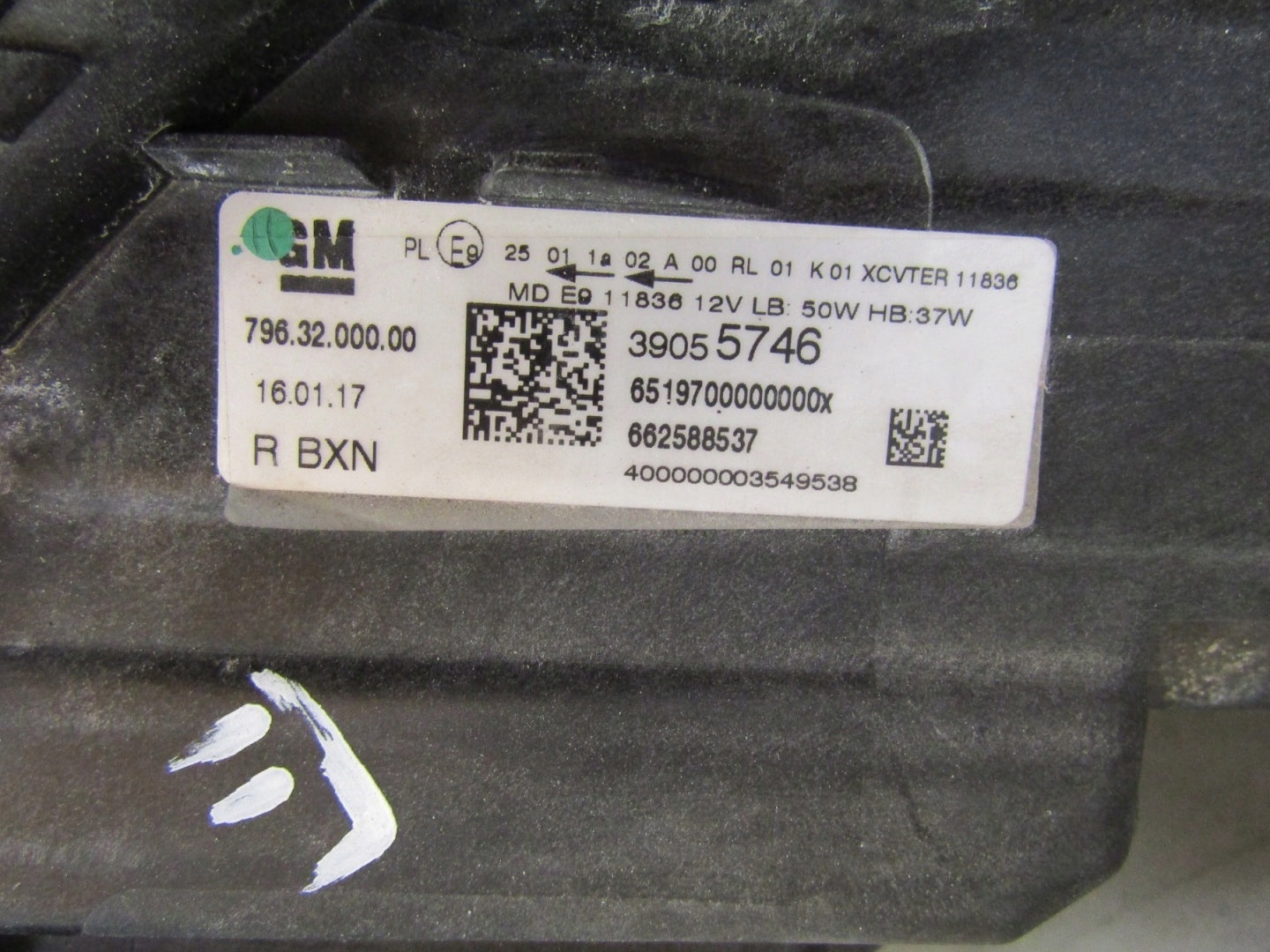 HEADLAMP OPEL ASTRA K LUX FULL LED RH RIGHT 15-19 39055746