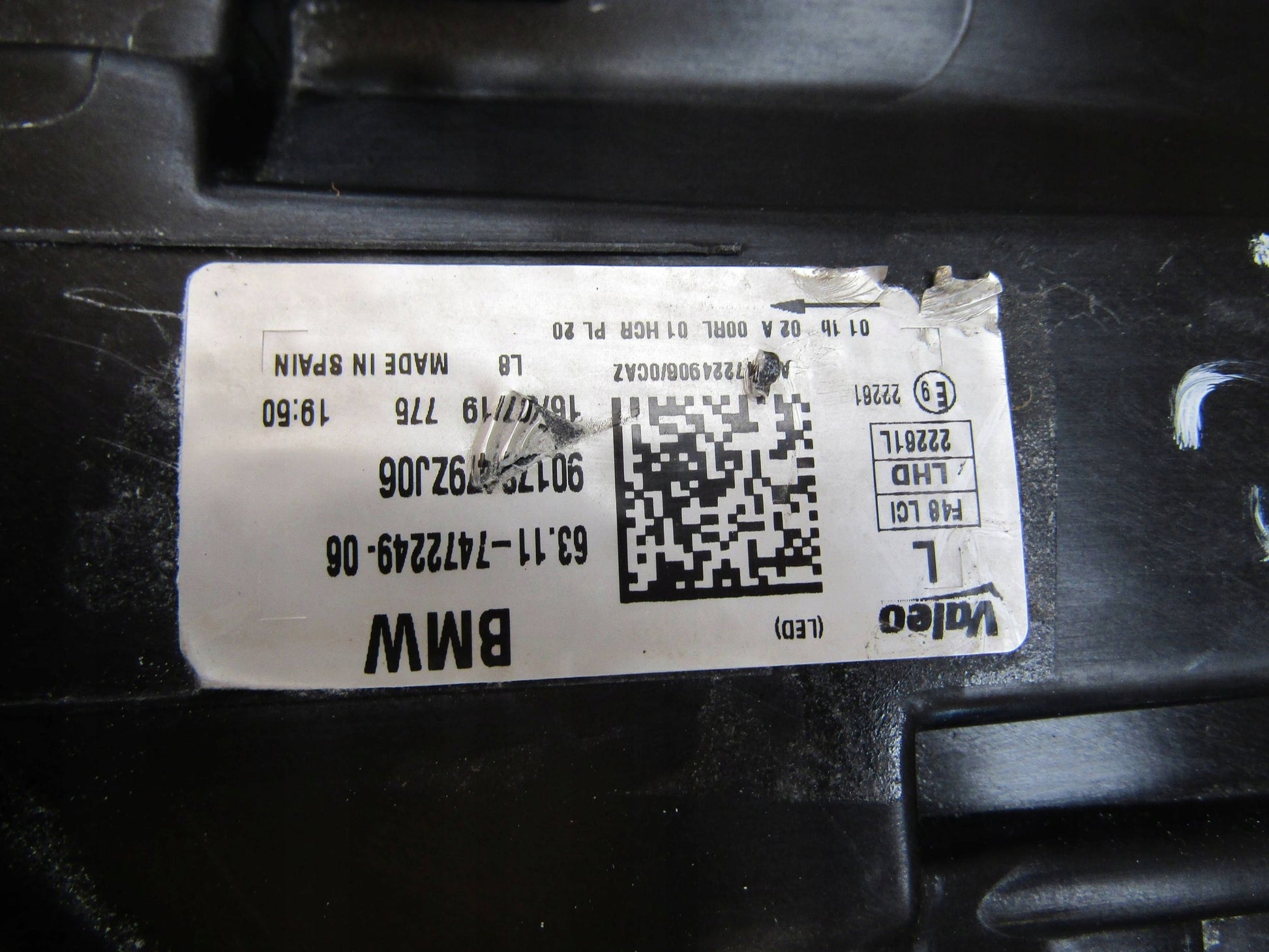 Front Lamp BMW X1 F48 LIFT LCI FULL LED 19-22 LH LEFT 7472249