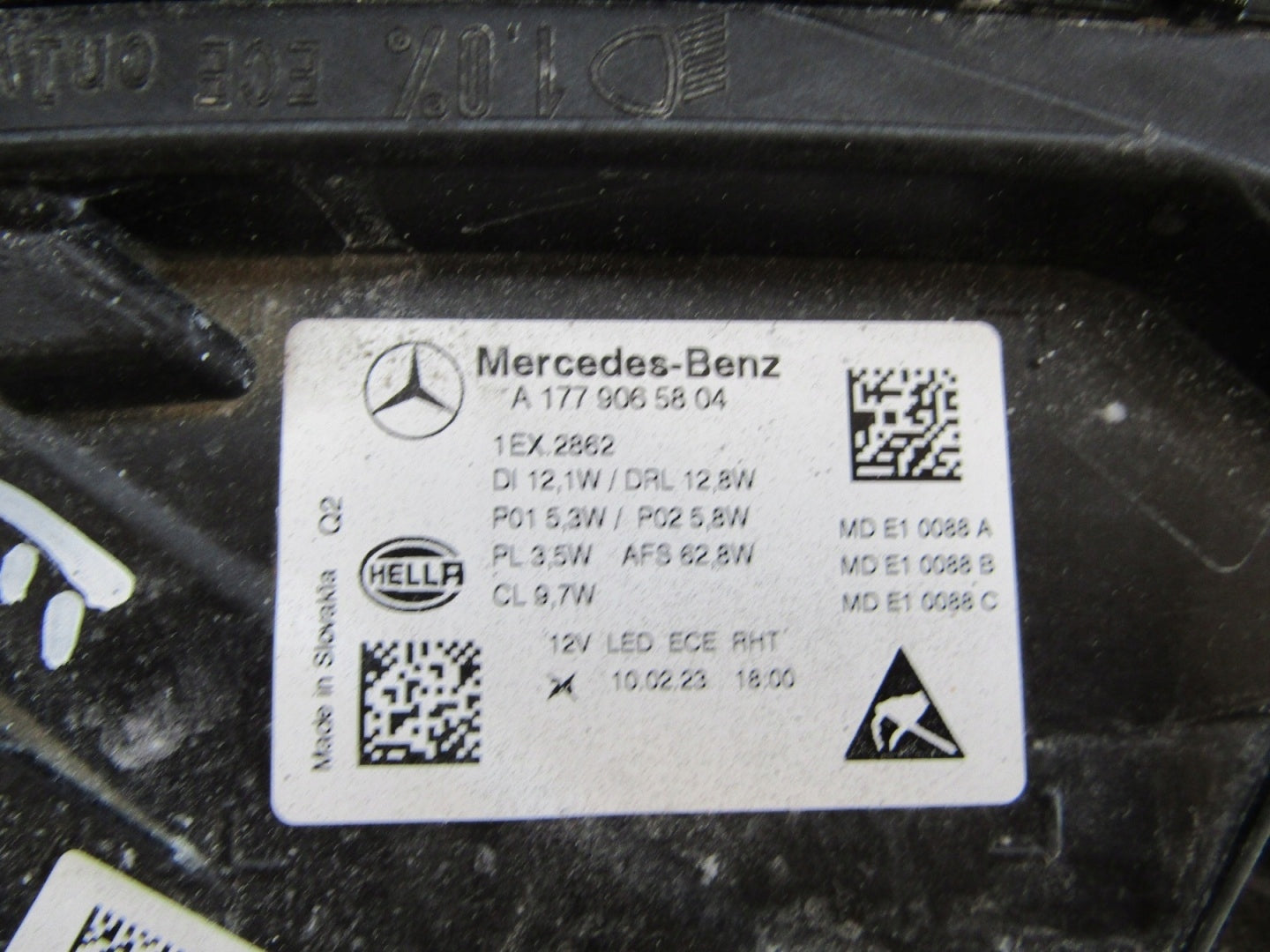 Mercedes A-Class W177 LIFT MULTIBEAM 23- RH A1779065804 Headlight