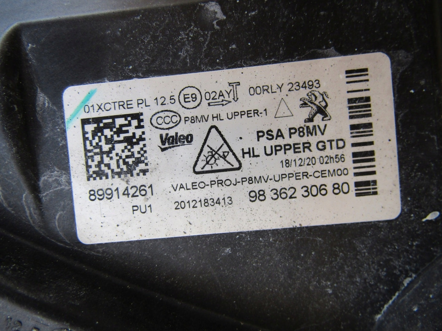 Front Light Peugeot 3008 II 5008 II LIFT FULL LED LH LEFT 20-24 9836230680