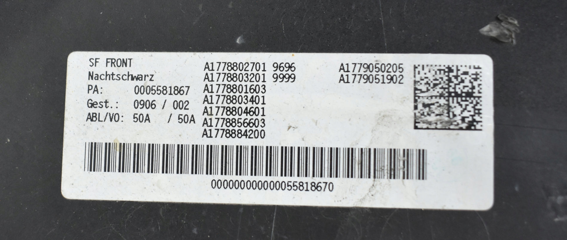 MERCEDES A CLASS W177 AMG 45 AMG FRONT BUMPER ORG