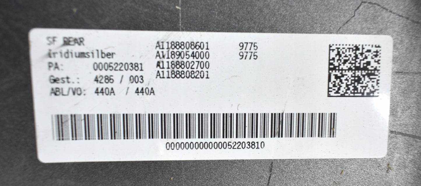 MERCEDES CLA W118 REAR BUMPER REAR ORG