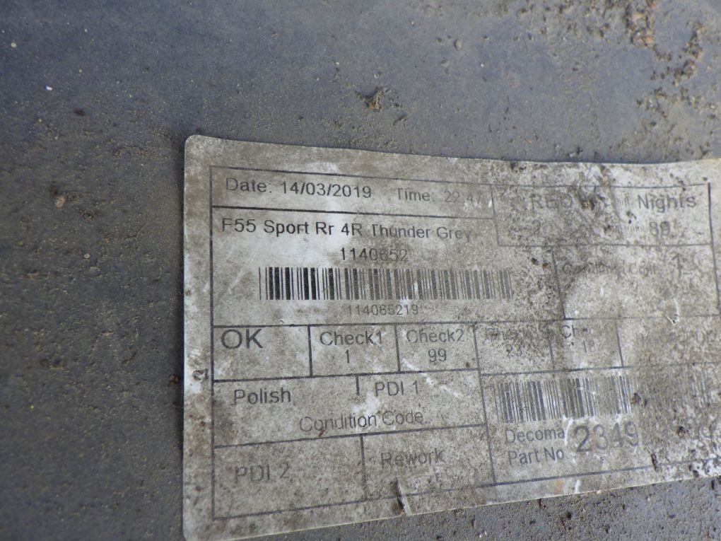 MINI COOPER S F55 SPORT 14- Rear Bumper