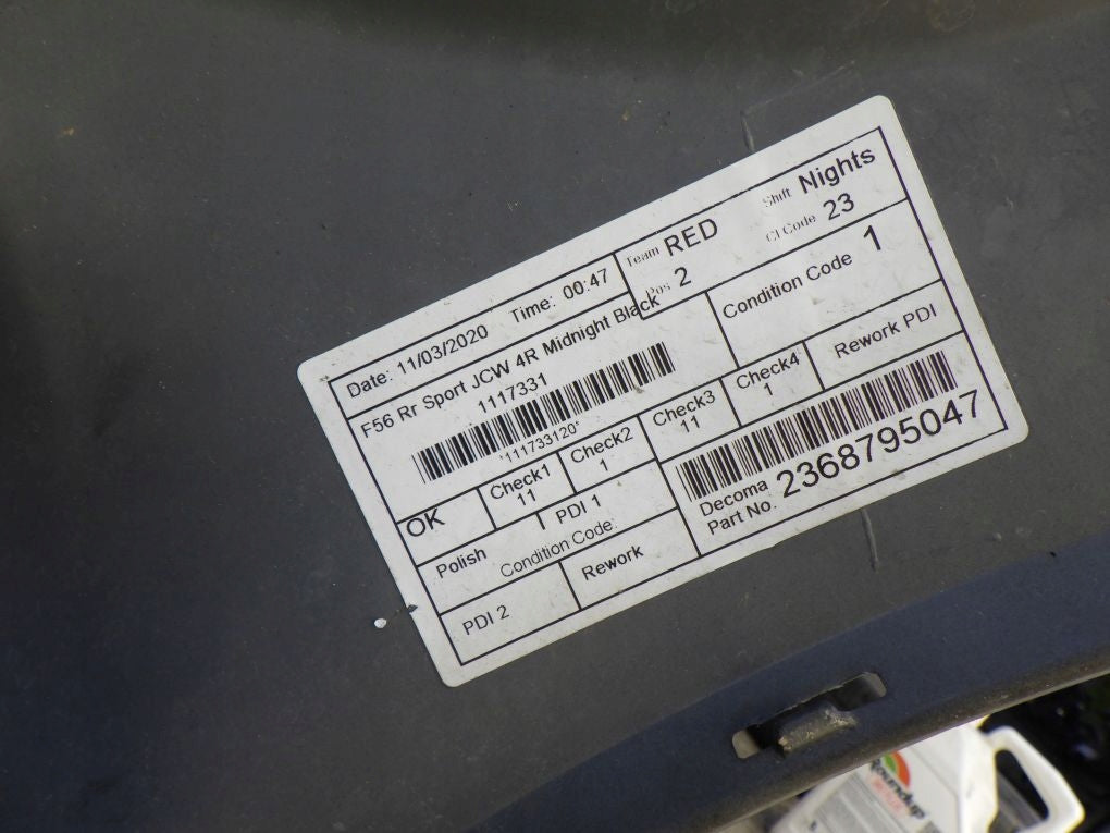 MINI F56 JCW WORKS SPORT Rear Bumper