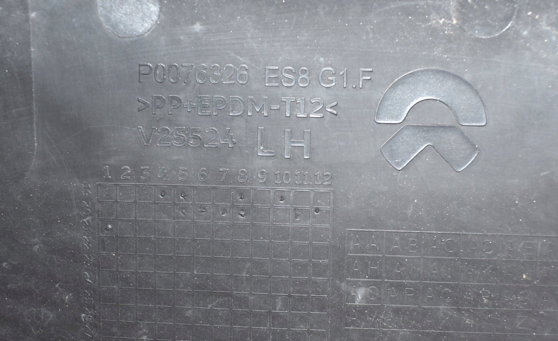 NIO ES8 FRONT BUMPER ORG 18+