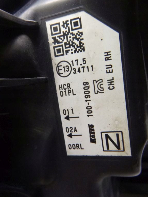 NISSAN QASHQAI II 2 LIFT 17- Right Headlight