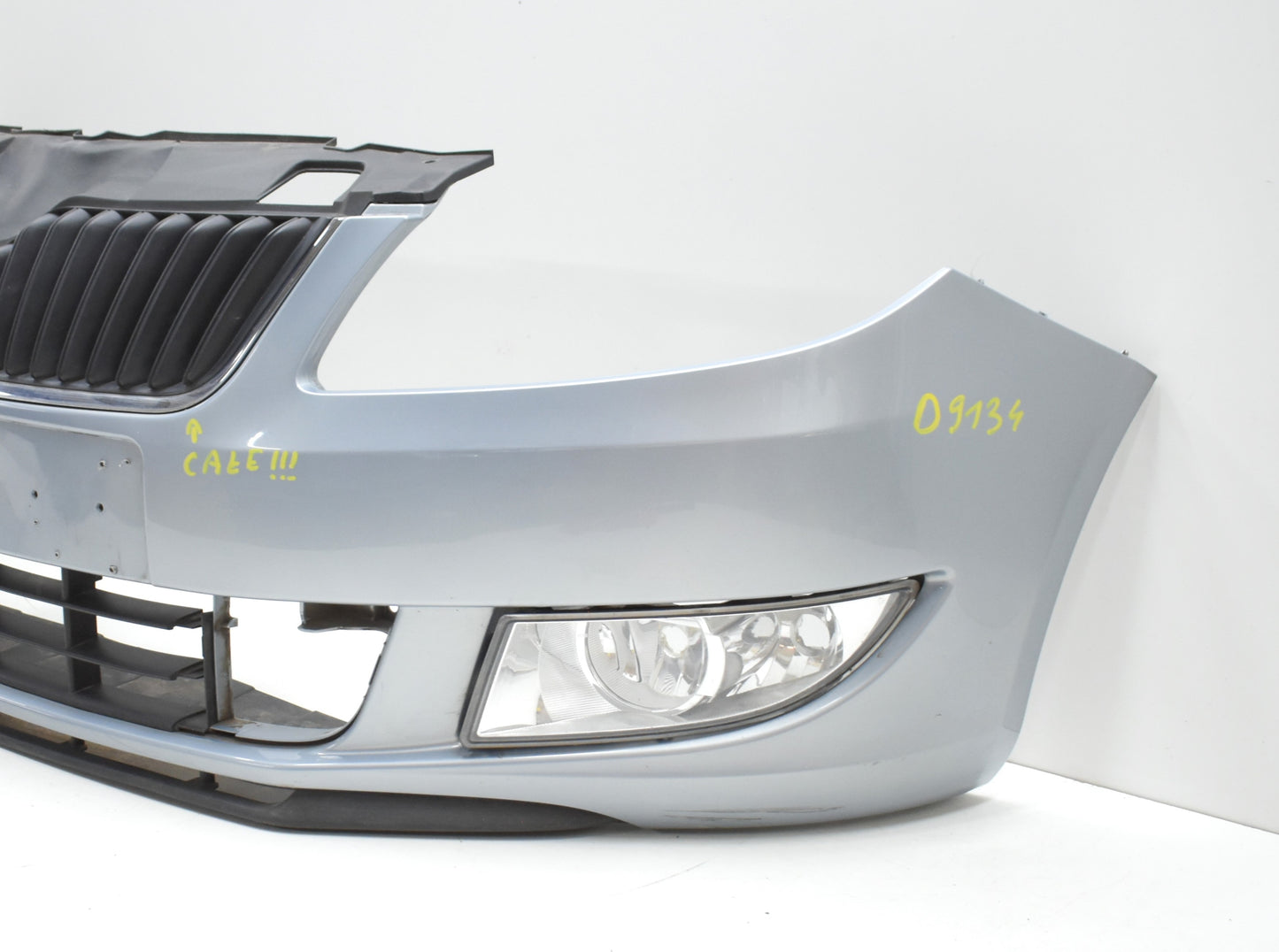 SKODA FABIA II LIFT 5J0 FRONT BUMPER ORIGINAL + GRILLE