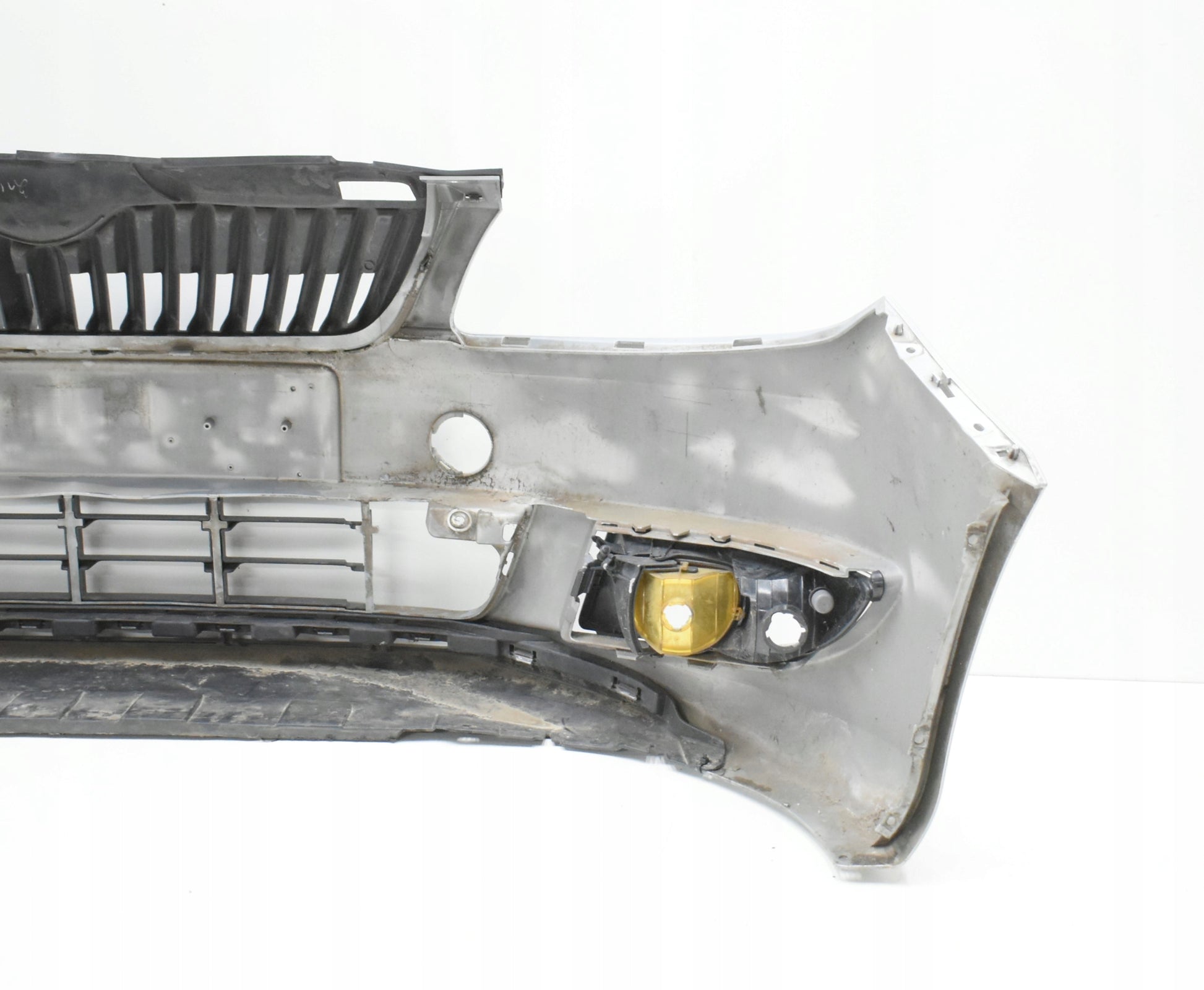 SKODA FABIA II LIFT 5J0 FRONT BUMPER ORIGINAL + GRILLE