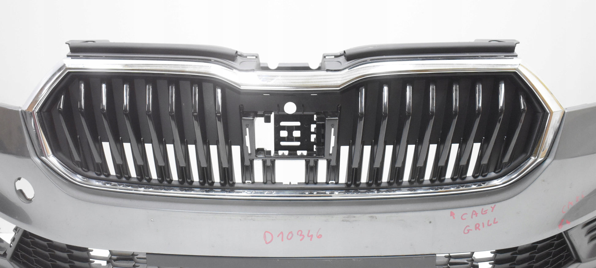 SKODA FABIA IV 6VA FRONT BUMPER ORG + GRILLES + GRILL + BOTTOM