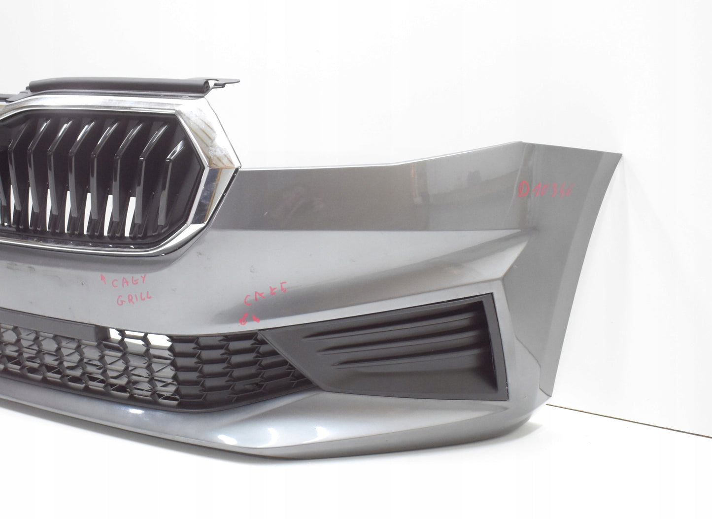 SKODA FABIA IV 6VA FRONT BUMPER ORG + GRILLES + GRILL + BOTTOM