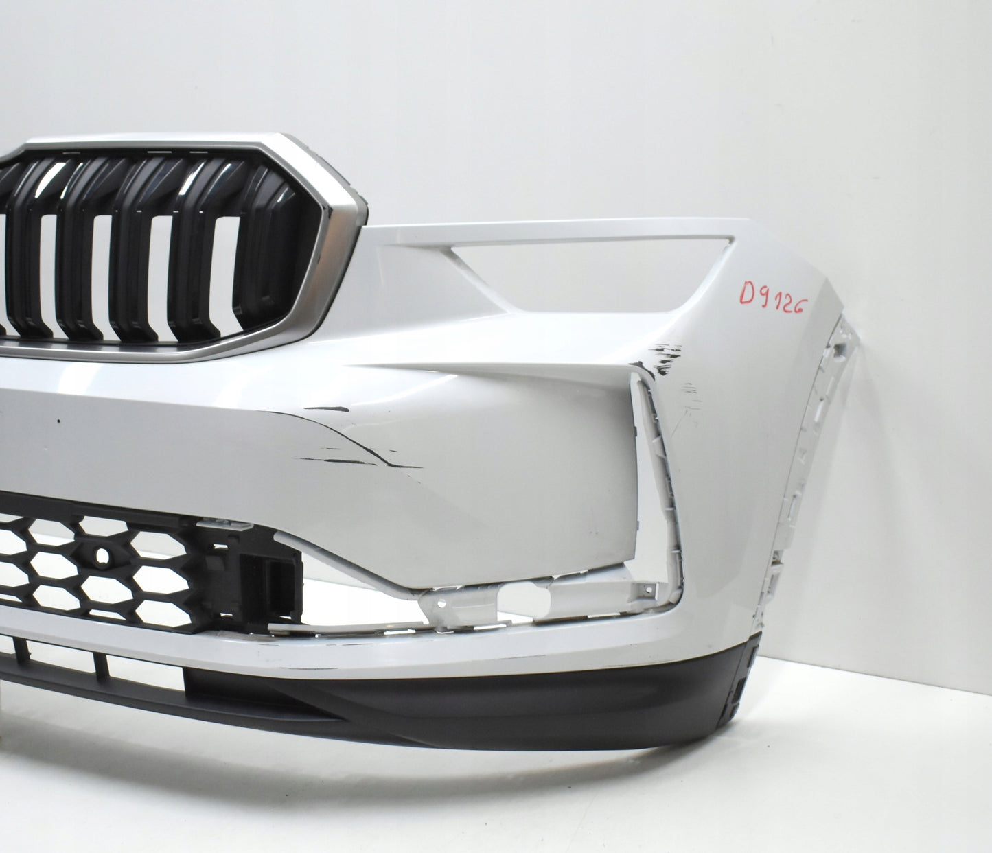 SKODA KODIAQ II 57H Original Front Bumper + Grill