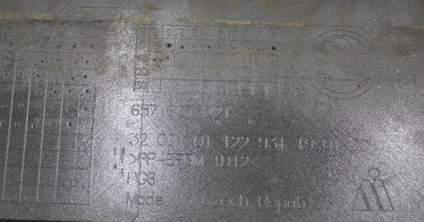 SKODA SCALA 657 MONTE CARLO FRONT BUMPER ORIGINAL + GRILLE + BOTTOM