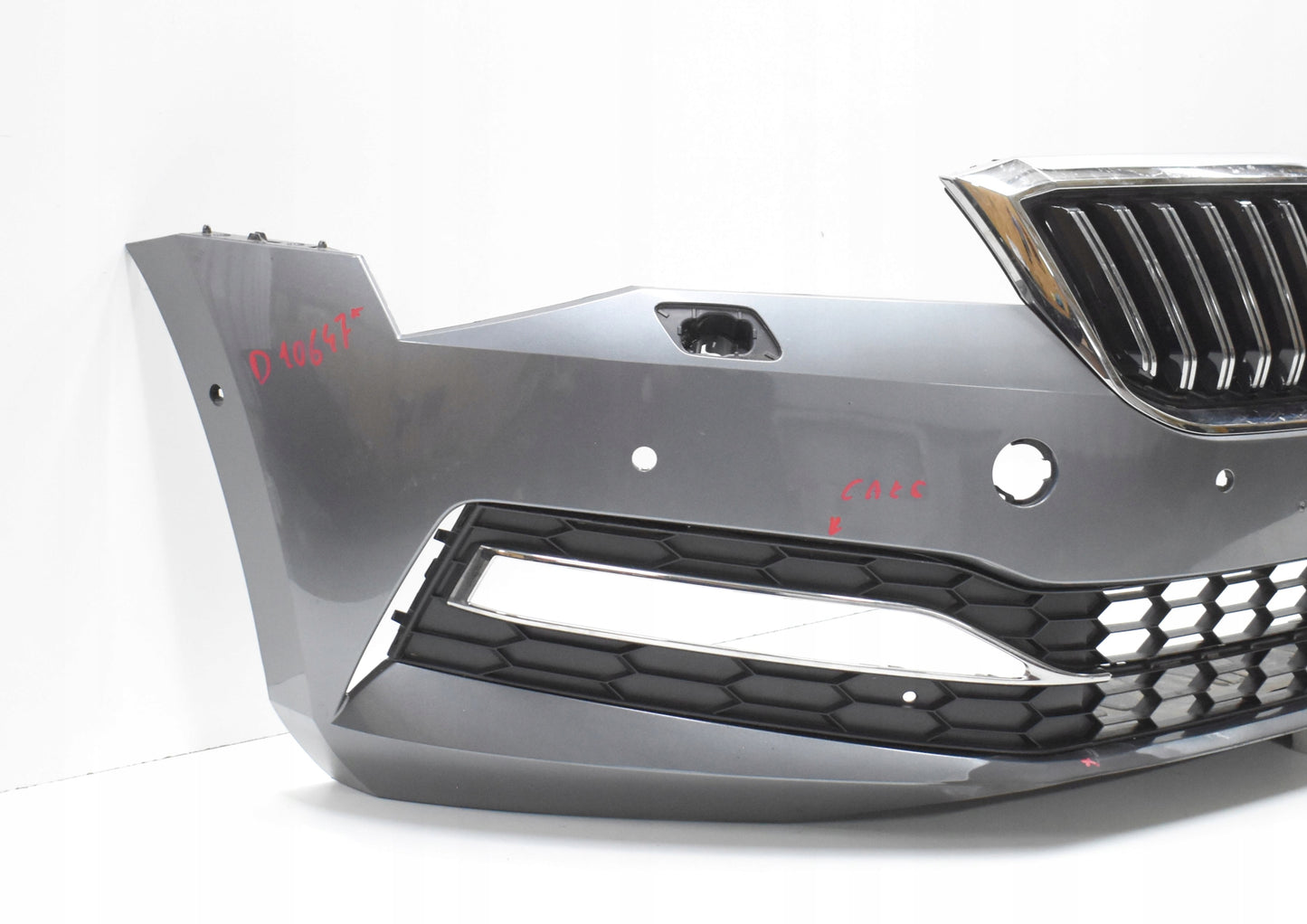 SKODA SUPERB III LIFT 3V FRONT BUMPER ORG + GRILLE + GRILL