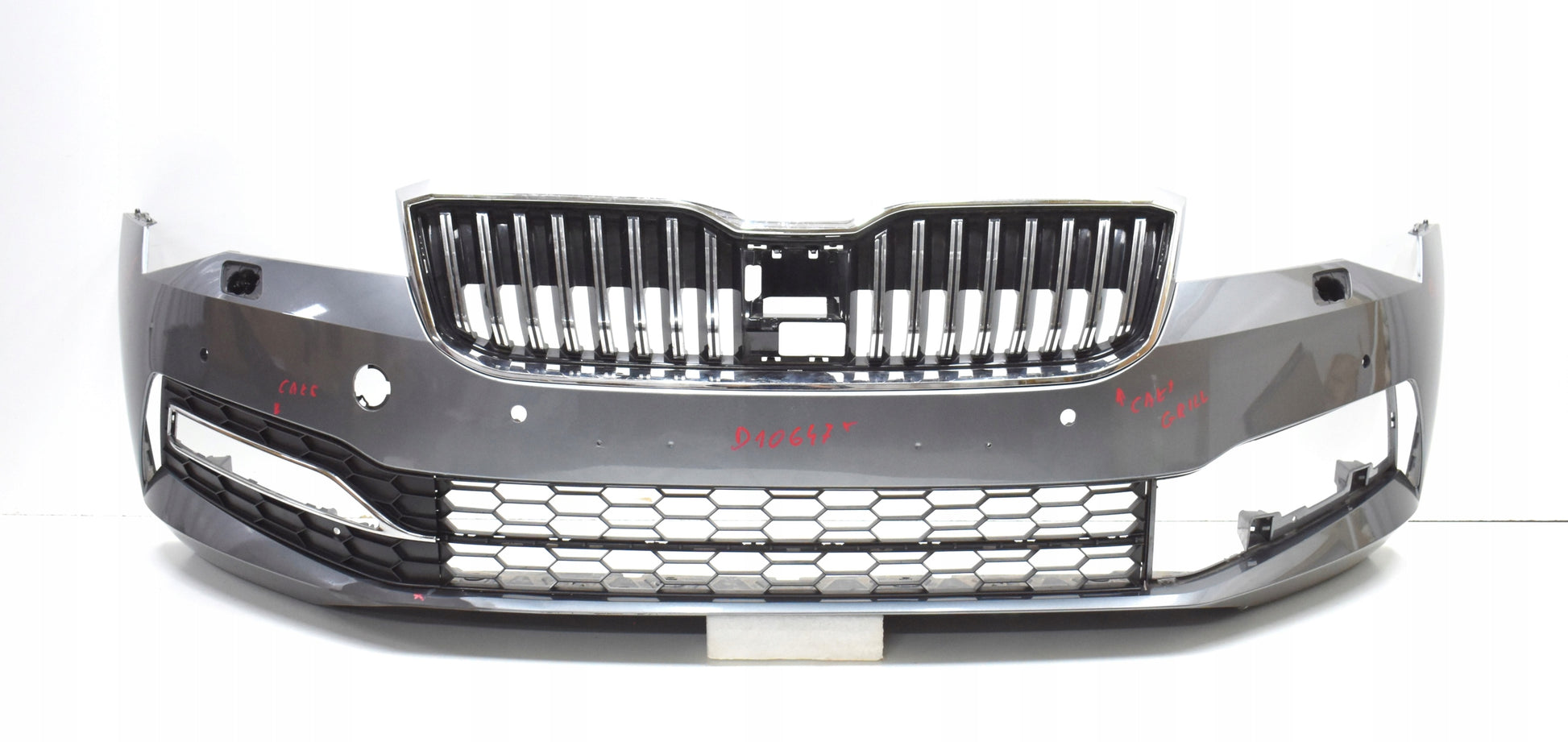 SKODA SUPERB III LIFT 3V FRONT BUMPER ORG + GRILLE + GRILL