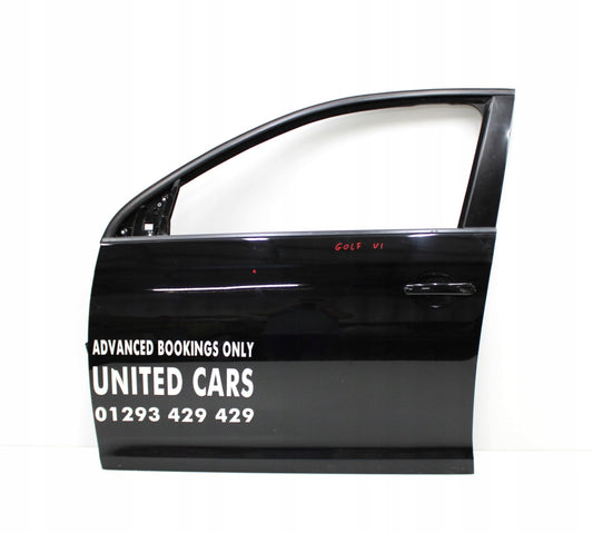 VW GOLF VI 6 5K FRONT LEFT DOOR ORG COMPLETE