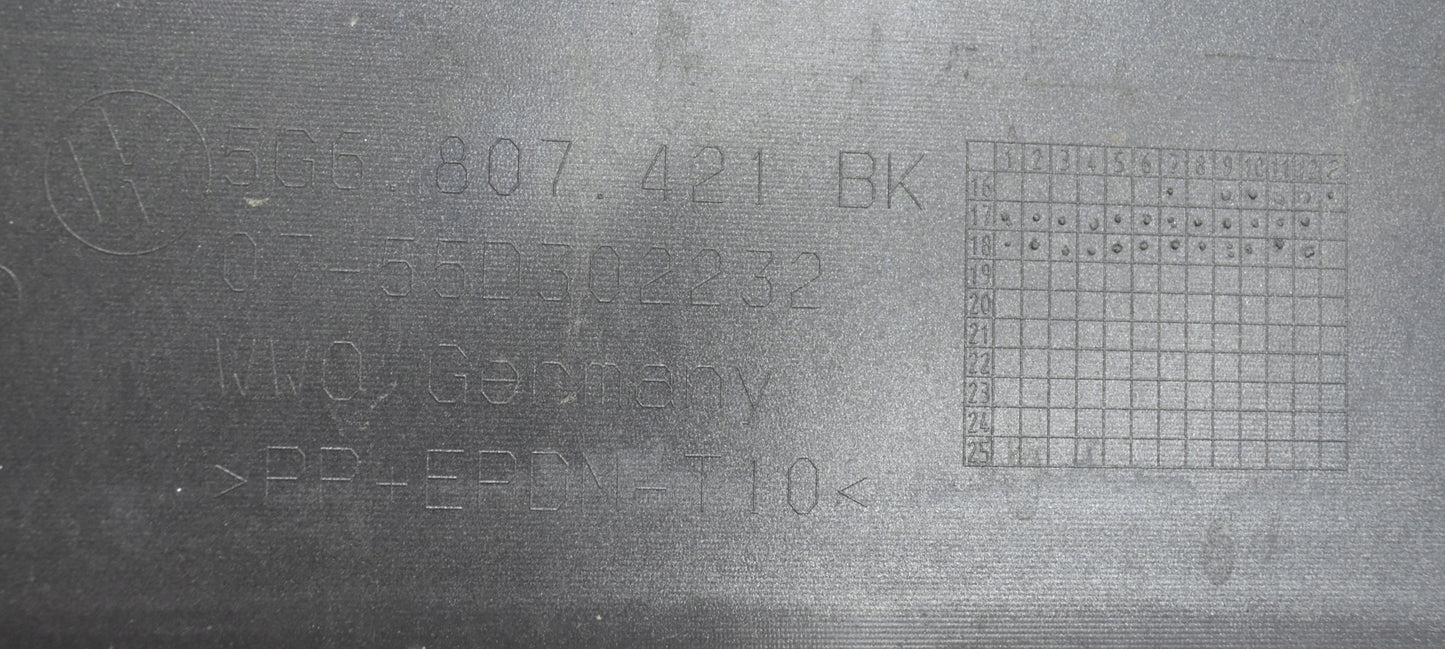 VW GOLF VII LIFT 5G6 GTI REAR BUMPER ORG