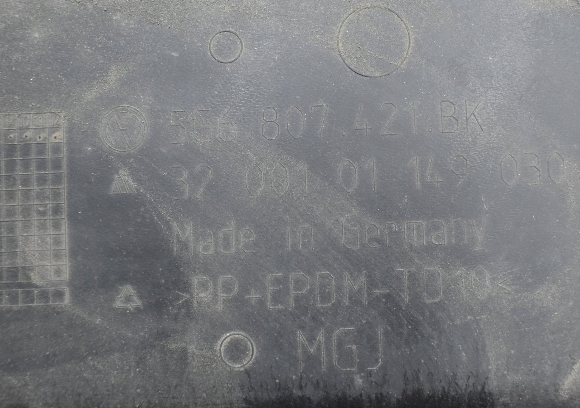 VW GOLF VII LIFT 5G6 GTI REAR BUMPER ORG