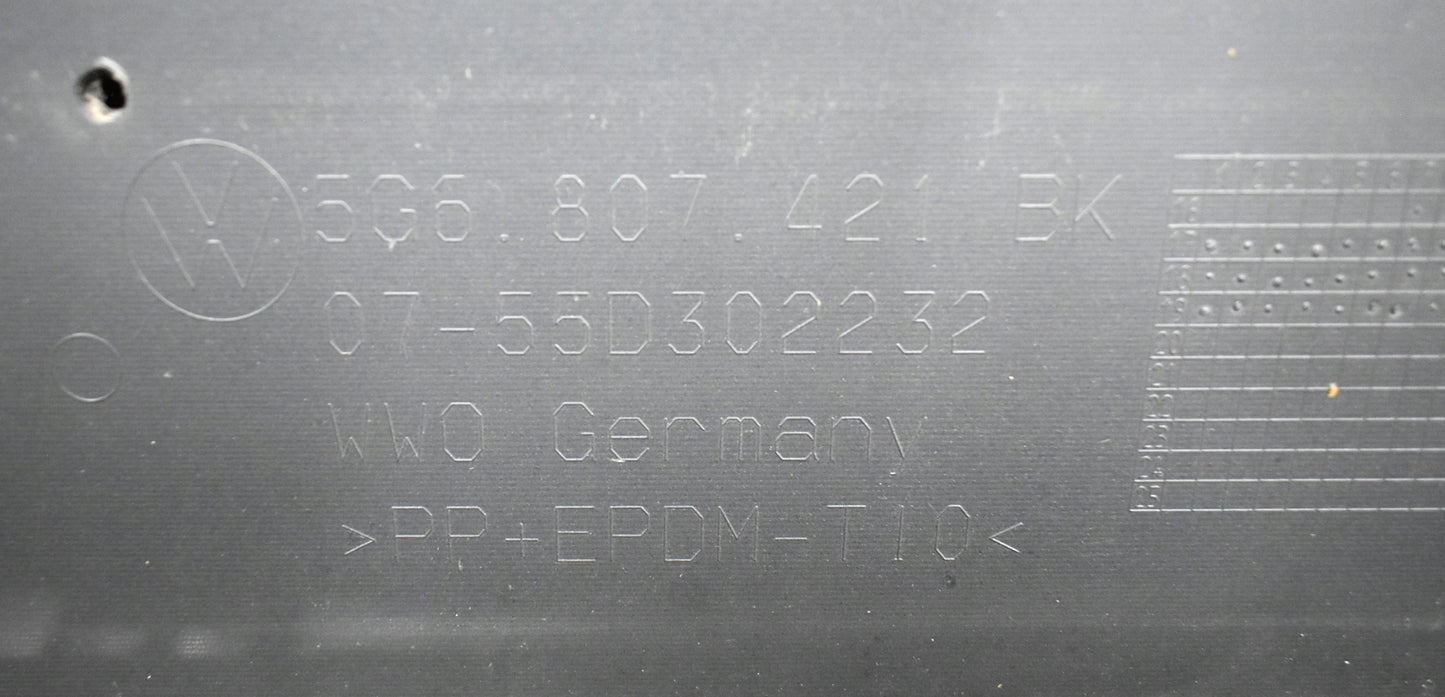 VW GOLF VII LIFT 5G6 REAR BUMPER ORG HB + BOTTOM + COMPLETE CHROME